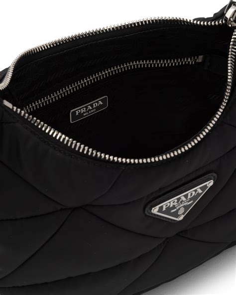 prada shoulder bag triangle|prada padded nylon shoulder bag.